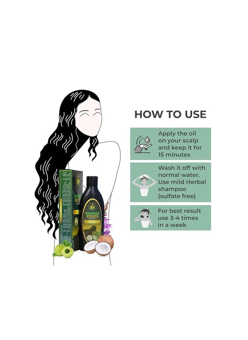 Bhumika Vedics - Bhumika Vedics Herbal Hair Oil 200 ML - Image 1