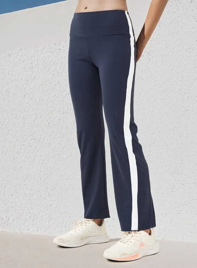 ADOT by Splash Colourblock Flared Leggings