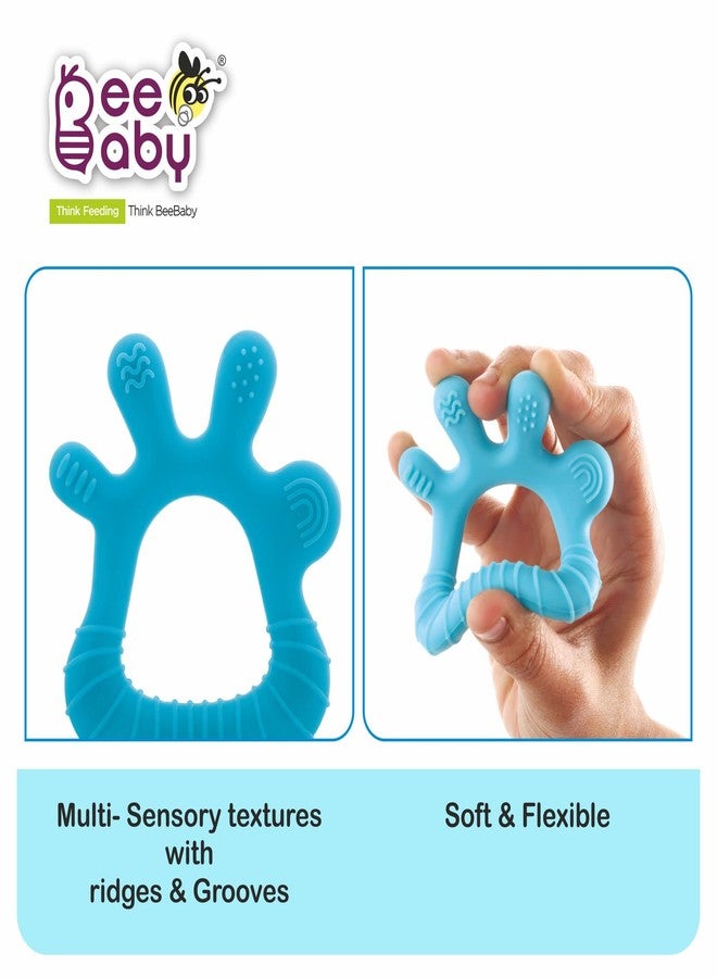 بي بيبي عضاضة سيليكون ناعمة على شكل إصبع من بي بيبي، مناسبة للأطفال من عمر 6 إلى 12 شهرًا، مع علبة حمل. خالية من مادة BPA، معتمدة من إدارة الغذاء والدواء الأمريكية، ذات سطح محكم لتهدئة اللثة. مصنوعة من مواد غذائية 100%، وحاصلة على شهادة BIS. - Image 5