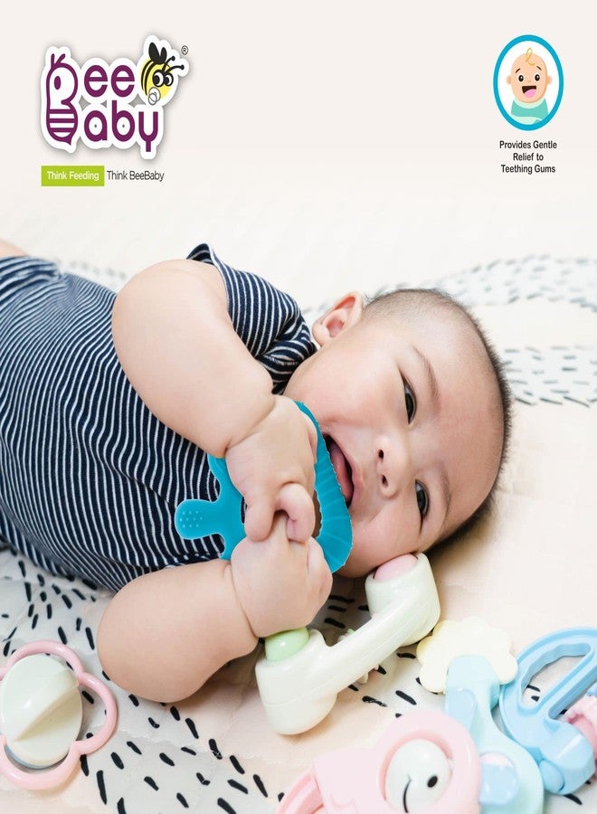 بي بيبي عضاضة سيليكون ناعمة على شكل إصبع من بي بيبي، مناسبة للأطفال من عمر 6 إلى 12 شهرًا، مع علبة حمل. خالية من مادة BPA، معتمدة من إدارة الغذاء والدواء الأمريكية، ذات سطح محكم لتهدئة اللثة. مصنوعة من مواد غذائية 100%، وحاصلة على شهادة BIS. - Image 3