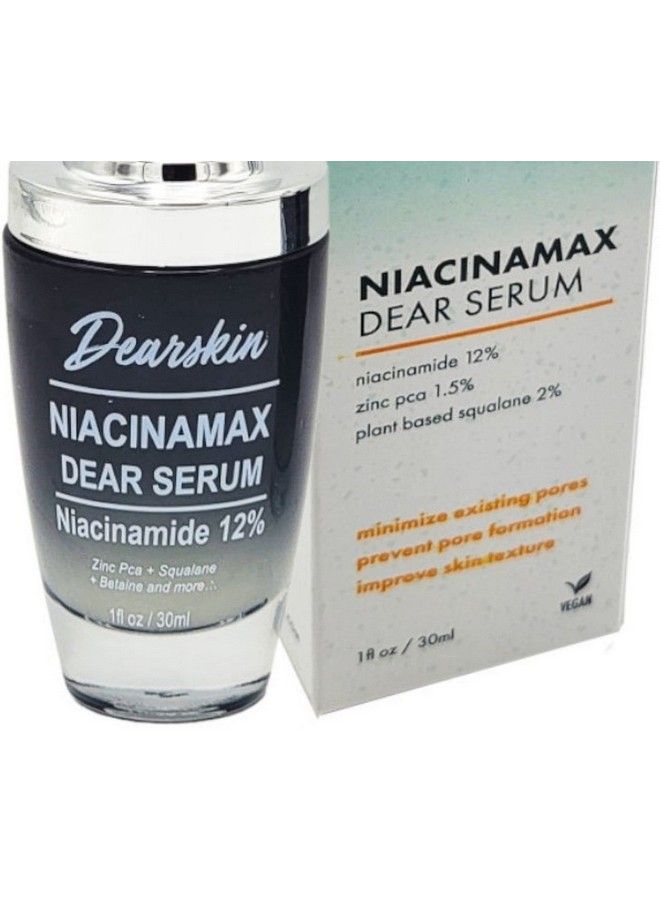 Dearskin سيروم النياسيناميد لتقليل المسام نياسيناميد 12% زنك PCA أكوا سكوالان وفيتامين E لمحاربة الاحمرار والتورم وعلاج شيخوخة البشرة سيروم نياسينامكس دير سيروم دير سكين للعناية بالبشرة - Image 1