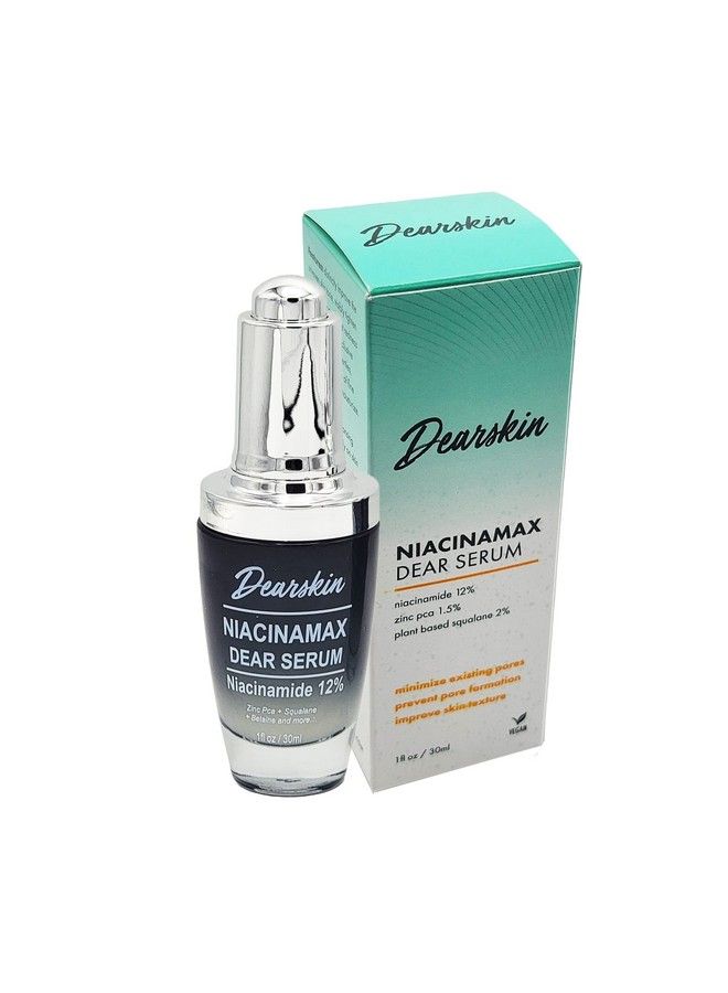 Dearskin سيروم النياسيناميد لتقليل المسام نياسيناميد 12% زنك PCA أكوا سكوالان وفيتامين E لمحاربة الاحمرار والتورم وعلاج شيخوخة البشرة سيروم نياسينامكس دير سيروم دير سكين للعناية بالبشرة - Image 4