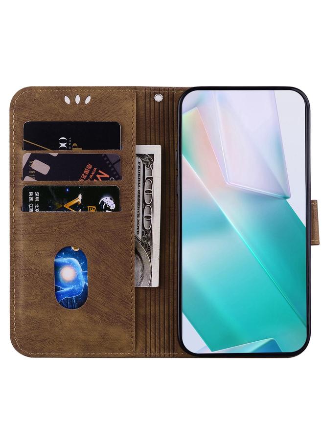 S-TOP Case For Motorola Moto E32 Little Tiger Embossed Leather Phone Case - Image 4