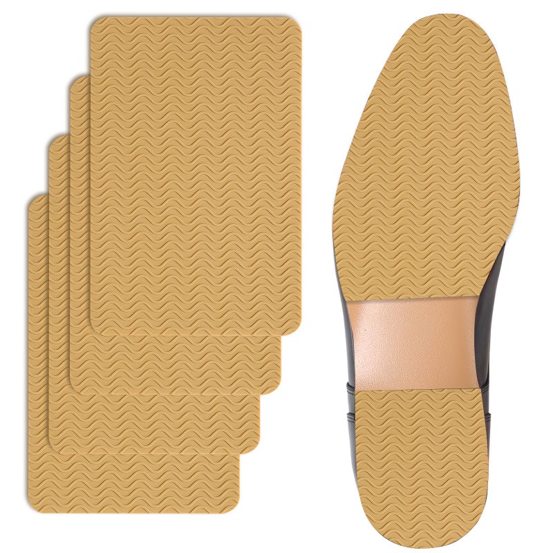 Ashoesert Sole Protector for High Heels Yellow Shoes Grips on Bottom of ShoesShoe Bottom Protectors Anti Slip Grips Self Adhesive Silicone Non Slip Shoe Pads