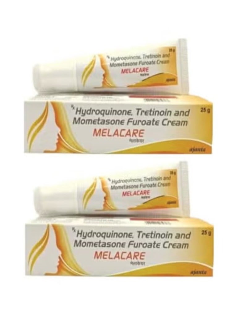 Two Pieces Of Ajanta Melacare Cream 2x25 g