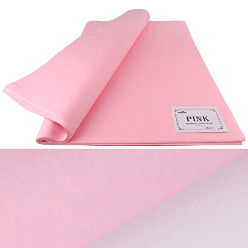 PMLAND Premium Quality Pink Tissue Paper - 100 Sheets (20 x 15 Inches) Bulk for Gift Wrap Gift Bags Packaging Crafts Party Holiday Birthday Wedding Baby Shower - Image 2