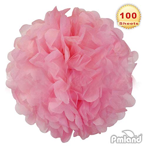 PMLAND Premium Quality Pink Tissue Paper - 100 Sheets (20 x 15 Inches) Bulk for Gift Wrap Gift Bags Packaging Crafts Party Holiday Birthday Wedding Baby Shower - Image 5