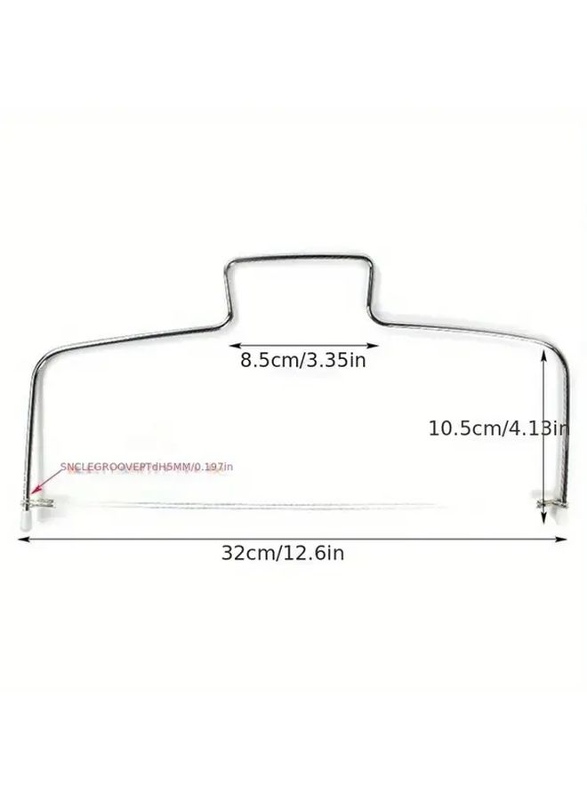 Adjustable Height Cake Leveler Stainless Steel Cake Cutter Single Line Baking Tools Home Kitchen Accessories - Image 3