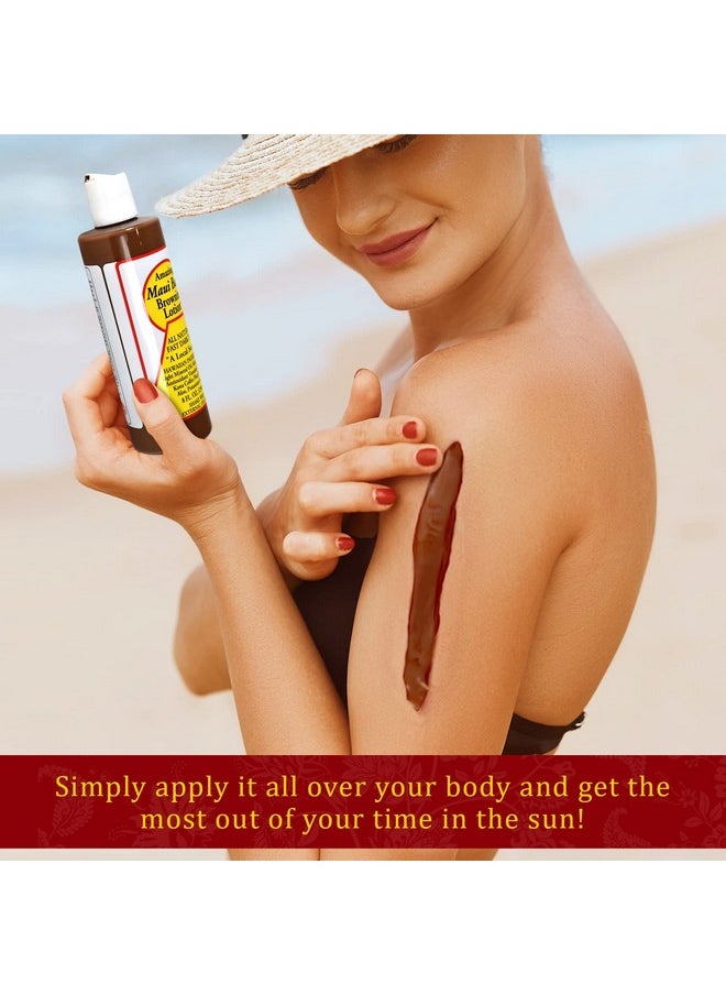 Maui Babe Aui Babe Before And After Browning Lotion [2Pack] Before And After Sun Tan Made In Usa 8 Ounces  - Image 3