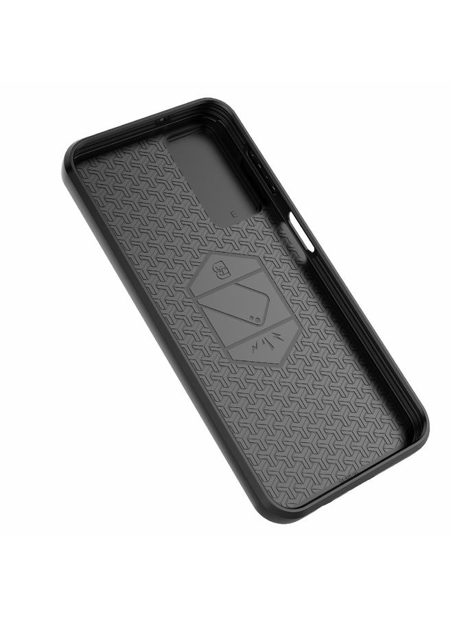 S-TOP Case For Samsung Galaxy S23 5G Sliding Camshield TPU + PC Shockproof Phone Case with Holder - Image 3