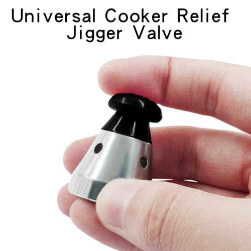 LifCratms Pressure Cooker Relief Jigger Valve, Black Universal Pressure Cooker Safe Regulator 80KPA Replacement Exhaust Valve Accessories for Weight Pressure Control (1Pcs) - Image 4