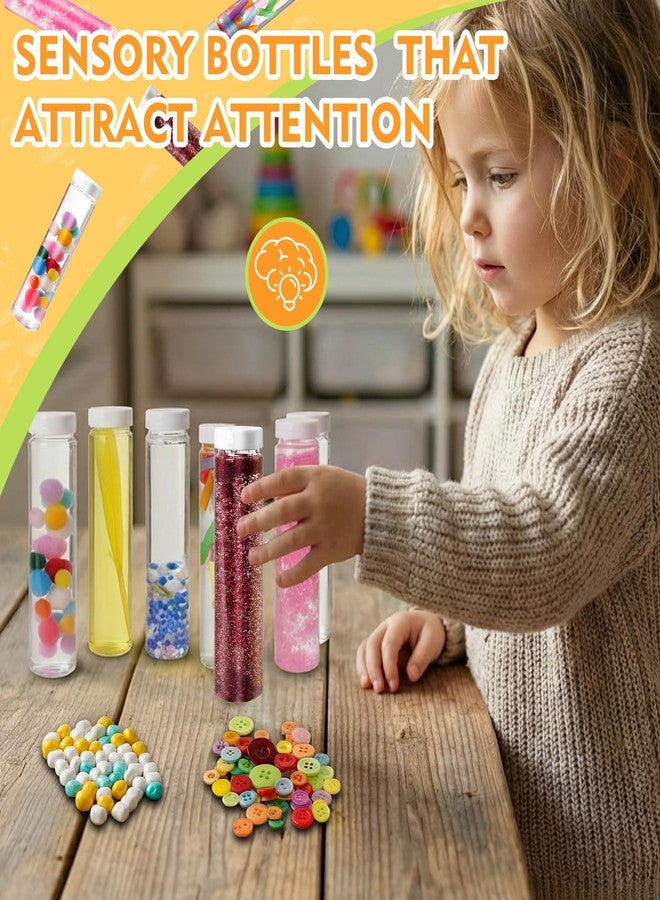 Toborher 8PCS Sensory Bottle with Filler for Toddlers, DIY Calming Bottles with Decorative Fillers, Calm Down Corner Supplies,Preschool & Kindergarten Classroom Must Haves - Image 5