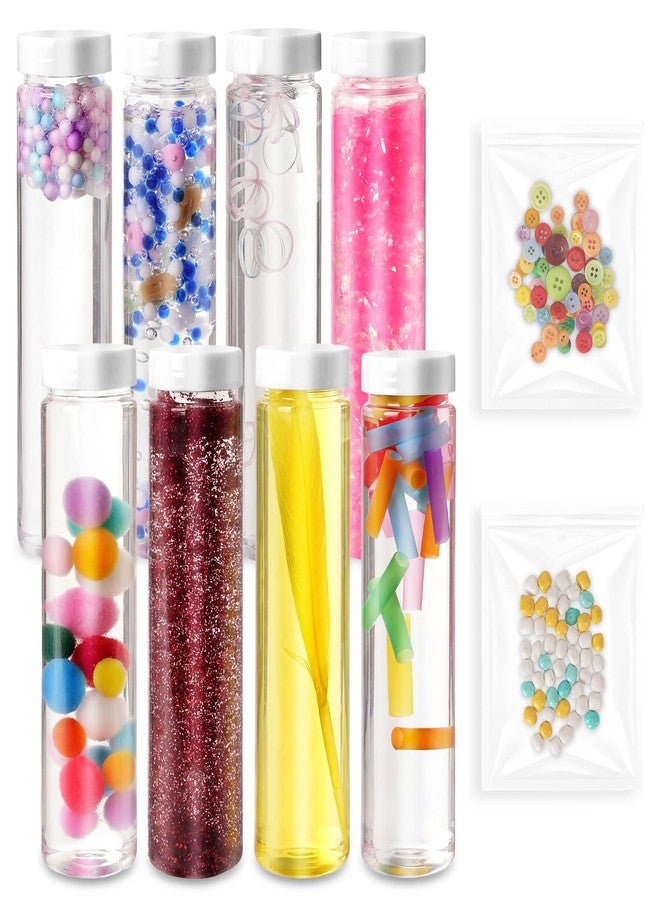 Toborher 8PCS Sensory Bottle with Filler for Toddlers, DIY Calming Bottles with Decorative Fillers, Calm Down Corner Supplies,Preschool & Kindergarten Classroom Must Haves - Image 1