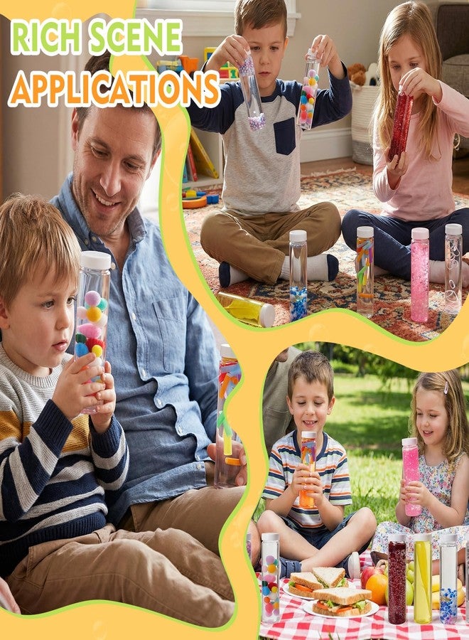 Toborher 8PCS Sensory Bottle with Filler for Toddlers, DIY Calming Bottles with Decorative Fillers, Calm Down Corner Supplies,Preschool & Kindergarten Classroom Must Haves - Image 3