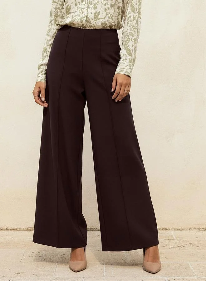 سبلاش فيڤ Full Length Ponte Wide Leg Pants