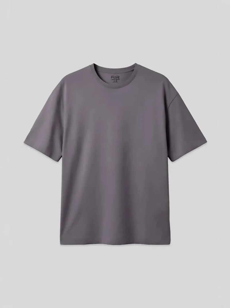 تومي لايف TOMMY Oversized Cotton Blend Crew Neck T-Shirt
