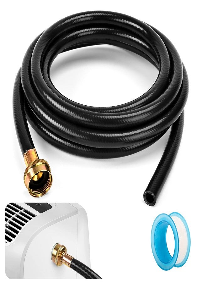 UCandy Dehumidifier Drain Hose 3/4 Inch FHT, 12 Ft,with Premium Brass Connectors to Prevent Water Leakage, Drain Hose Compatible with Most Brands of Dehumidifiers - Image 1