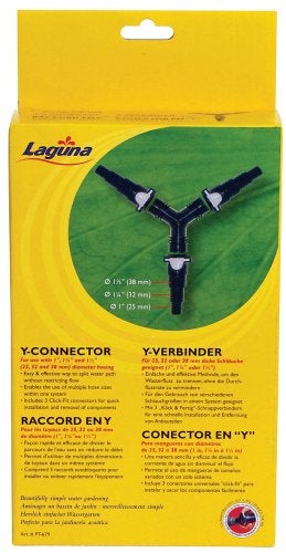 HAGEN Laguna Y-Connector with Click-Fit Couplers, 3 at 1-1/2-Inch length - Image 2