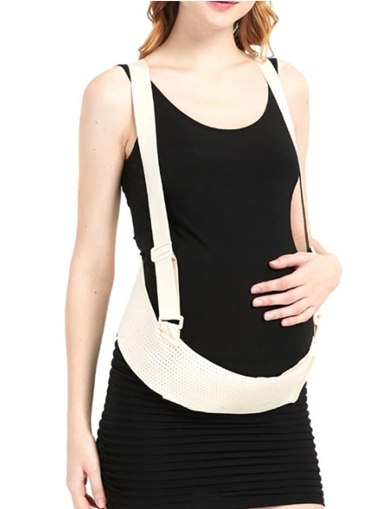 general Women's Waist Care Pregnancy Support Adjustable Size Belly Strap Belly Band for Pregnancy Support Belt Back Support Protection Unique Comfortable, Flat - Image 1