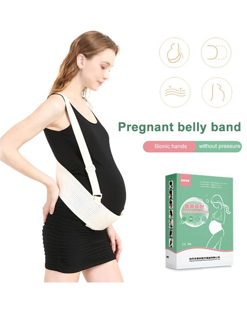 general Women's Waist Care Pregnancy Support Adjustable Size Belly Strap Belly Band for Pregnancy Support Belt Back Support Protection Unique Comfortable, Flat - Image 5