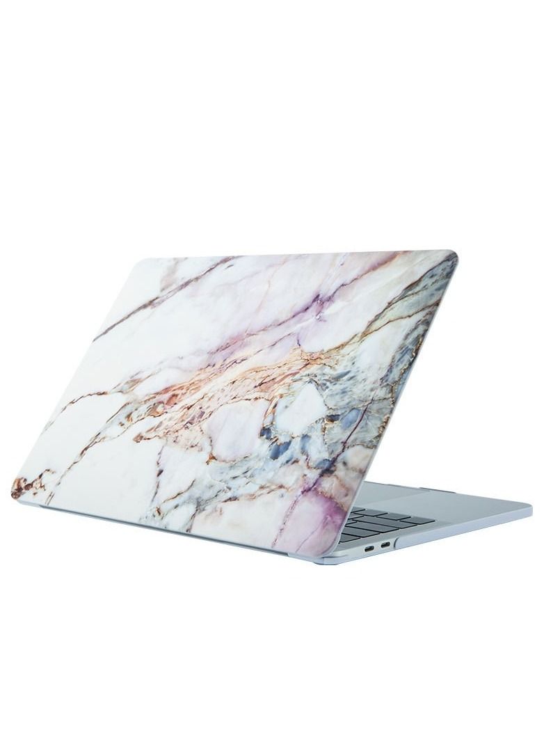 Loquat Suitable For MacBook Frosted Painted Marble Shell Protective Case 