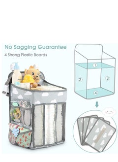 Hanging Diaper Caddy Organizer And Stacker Nursery Organization And Baby Shower Gifts For Newborn - pzsku/Z9A3866786FF90C14E52AZ/45/_/1718263376/9c6947bf-081c-4f70-9960-15bc602f54c1