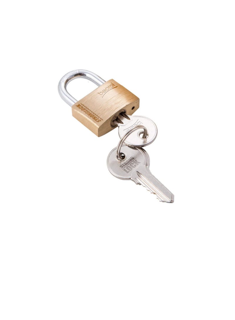 Beorol Beorol Full Brass Body Light Duty Padlock (50mm)  - Image 2