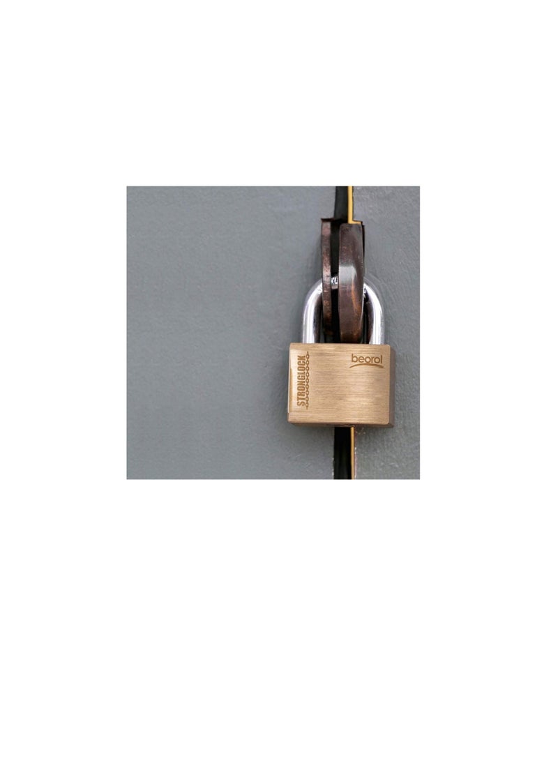 Beorol Beorol Full Brass Body Light Duty Padlock (50mm)  - Image 3