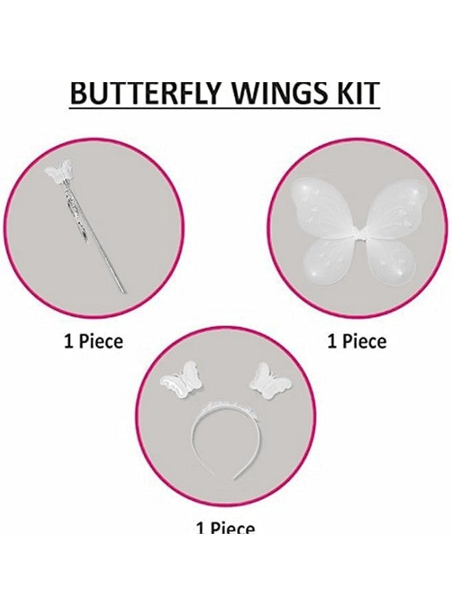 رويالز أجنحة الفراشة الملكية الجنية (بنفسجي) | زي لحفلات أعياد ميلاد البنات | هدية حفلات للأطفال | زي جناح الجنية | ملاك الجنية - Image 5