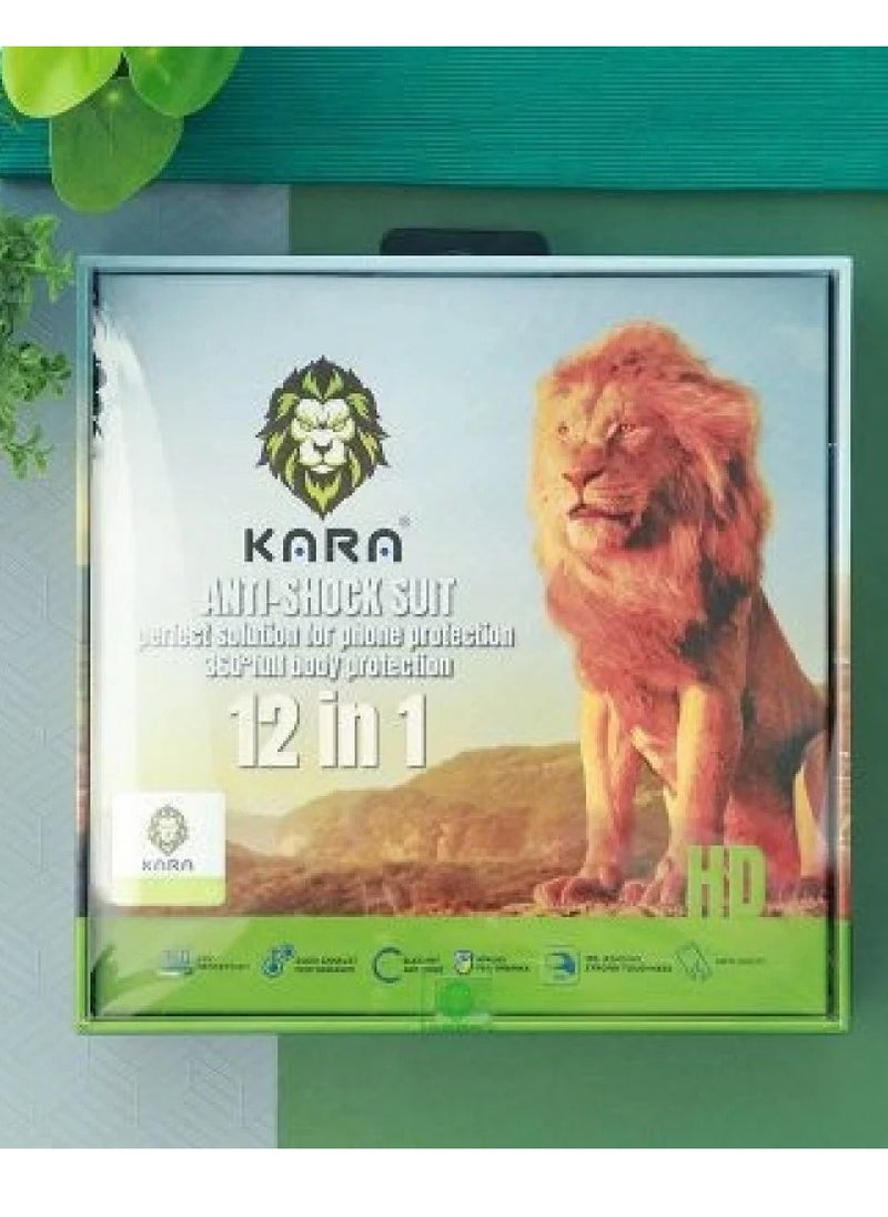 Kara iPhone 12 Pro protection package from Kara, 12 in 1 - anti-fingerprint cover  - Image 1