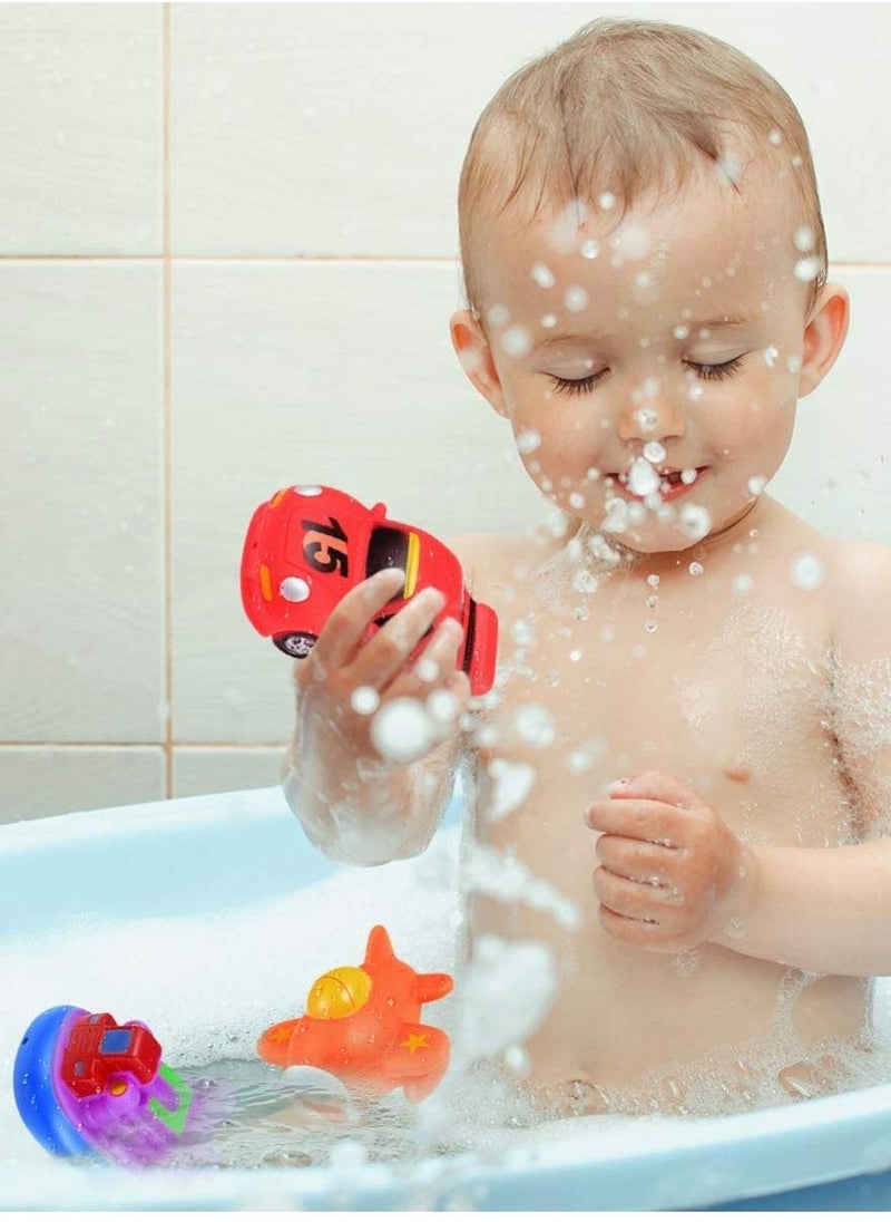 Excefore - Floating Bath Toys, 8 Pcs Squeeze Sound Bath Toy, - Image 1