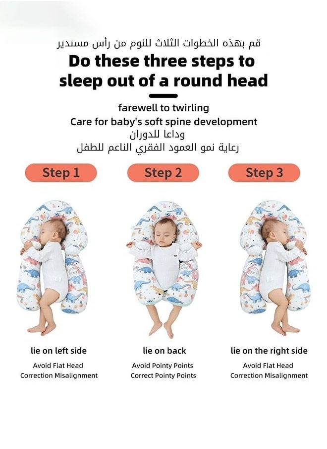 Gonice Baby Newborn Nursing Sleeping Pillow Anti-Startle Toddler Boys and Girls Comfortable Lightweight Shaping Pillows for Kids Infants Superhigh Quality  - Image 3
