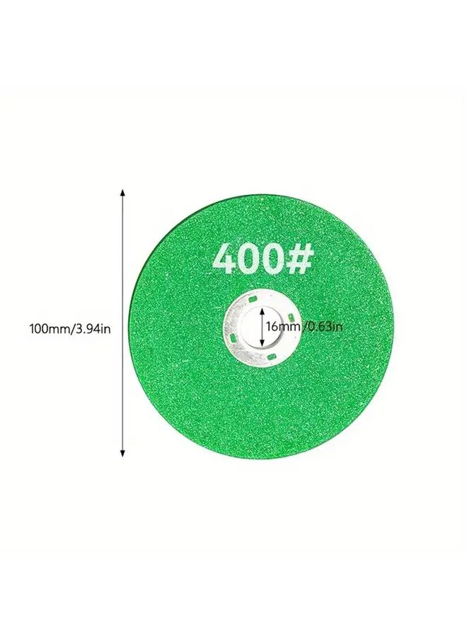 Set Of 3 Resin Grinding Wheels For Angle Grinders 100mm Whetstone For Grinding Rust Removal Polishing And Sharpening Kitchen Knives Scissors 400 800 1200 - Image 3