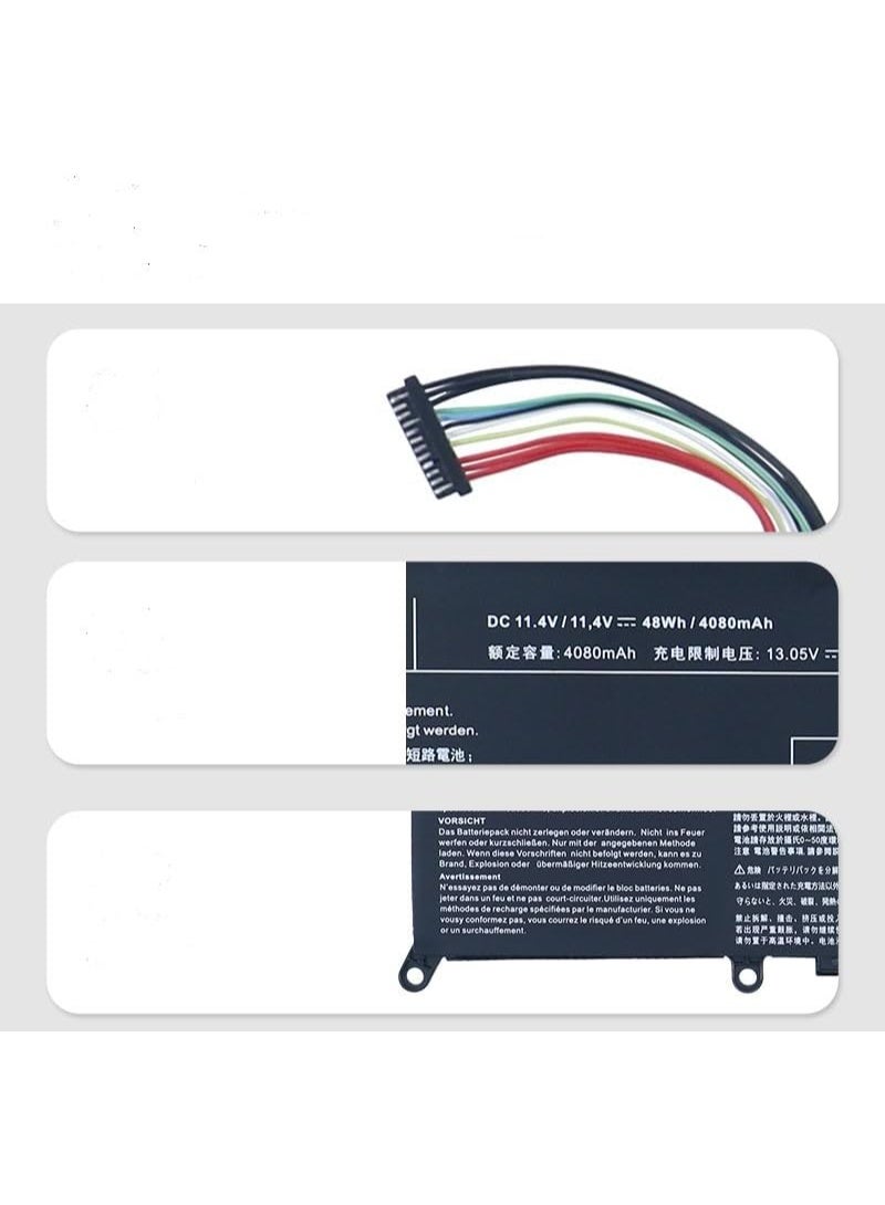 Terabyte 11.4V 4080MAH/48WH PA5278U-1BRS Battery Compatible for Toshiba X30-D X30-E X40-D X40-E X40-F PA5278U-1BRS PC - Image 2