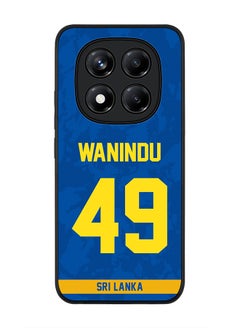 Stylizedd For Xiaomi Redmi Note 14 Pro 5G / X7 5G Case,Slim fit Camera Protection, Shockproof Thin Phone cover  - Sri lanka Wanindu Hasaranga, Jersey No 49  - Image 1