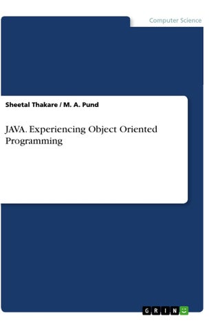 JAVA. Experiencing Object Oriented Programming - pzsku/Z9A38C6689DA4EA31B057Z/45/1749035511/7a2a0786-b303-40fc-8f6f-d28df5e21589