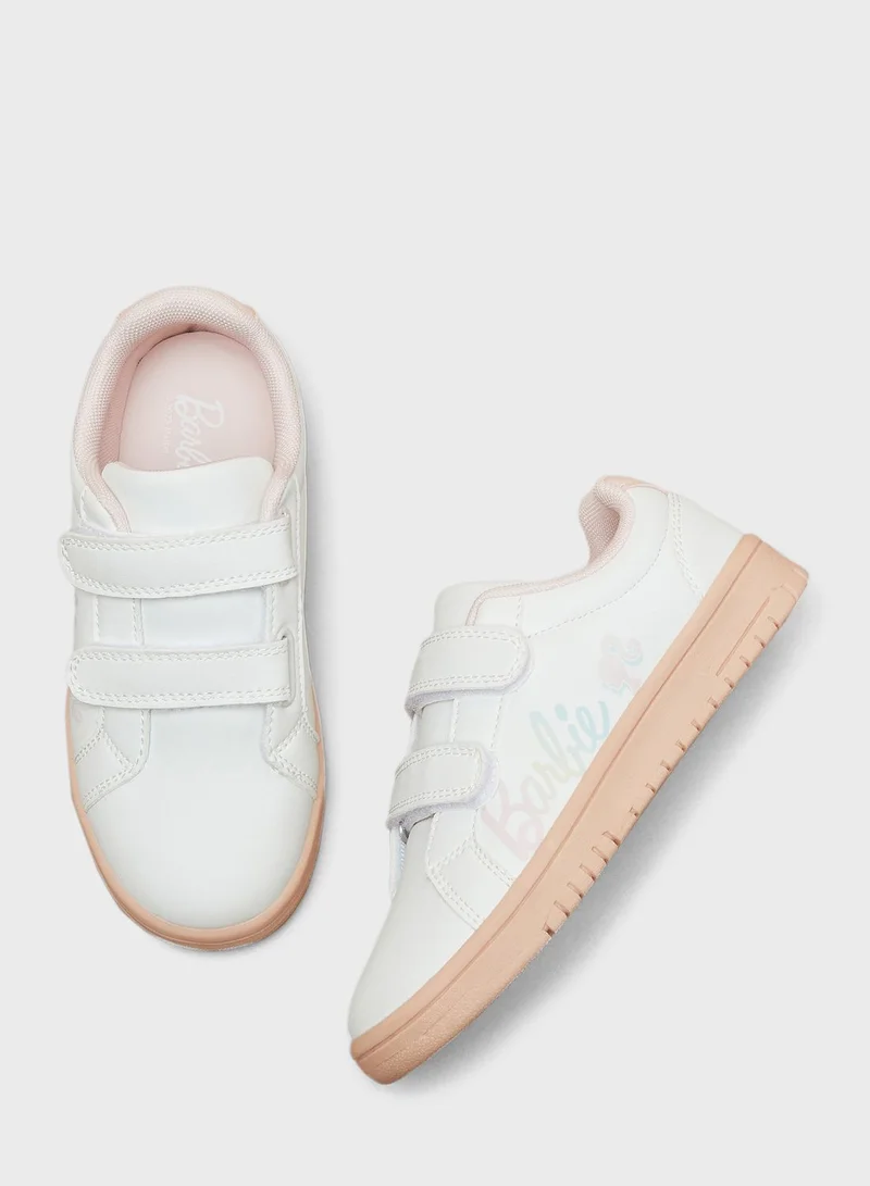 Barbie Kids Velcro Low Top Sneakers