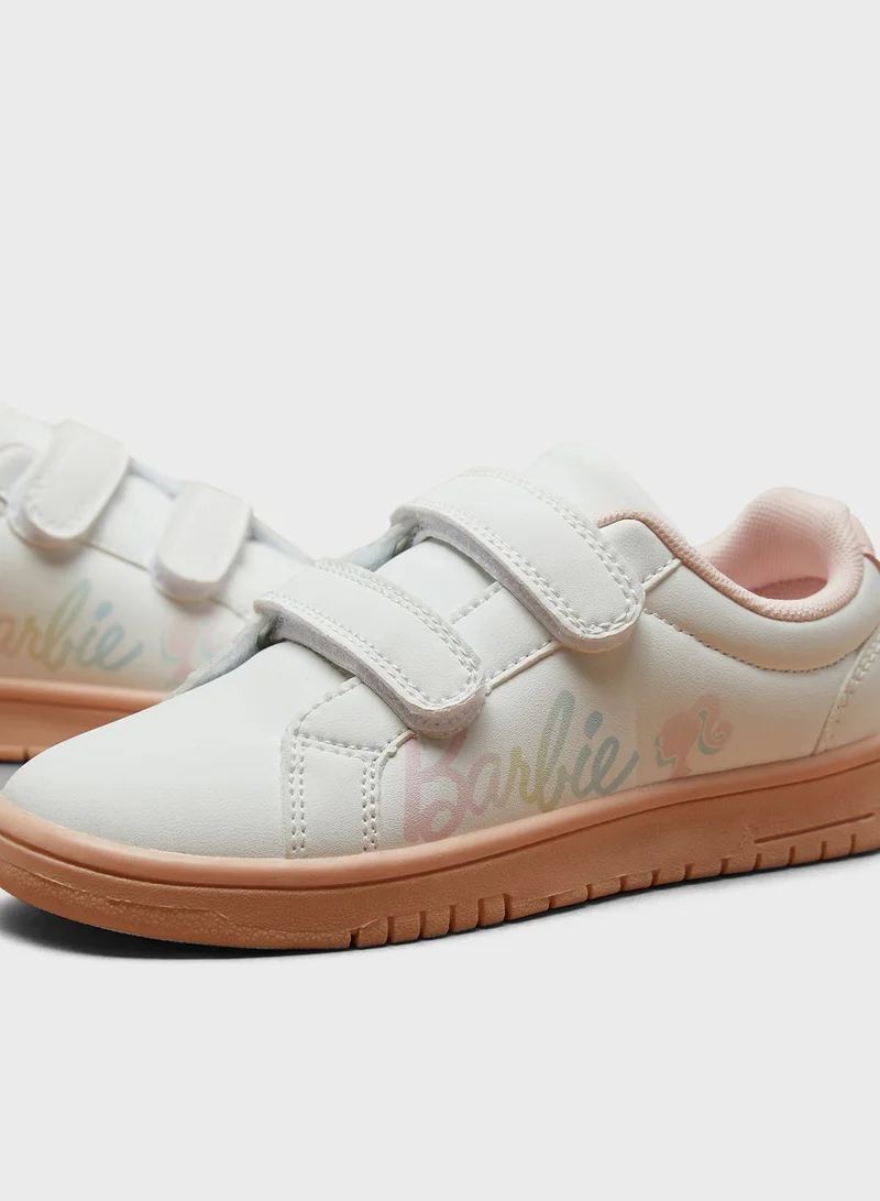 Barbie Kids Velcro Low Top Sneakers