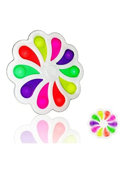Simple Dimple Flower Big Fidget Toys Spinner 10 Buttons