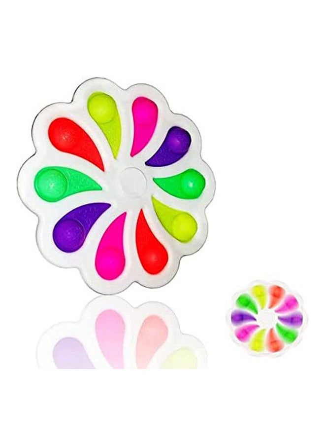 Simple Dimple Flower Big Fidget Toys Spinner 10 Buttons