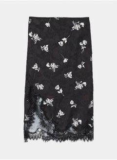 VERO MODA Vmrose Lace Calf Skirt Faw  Exp 