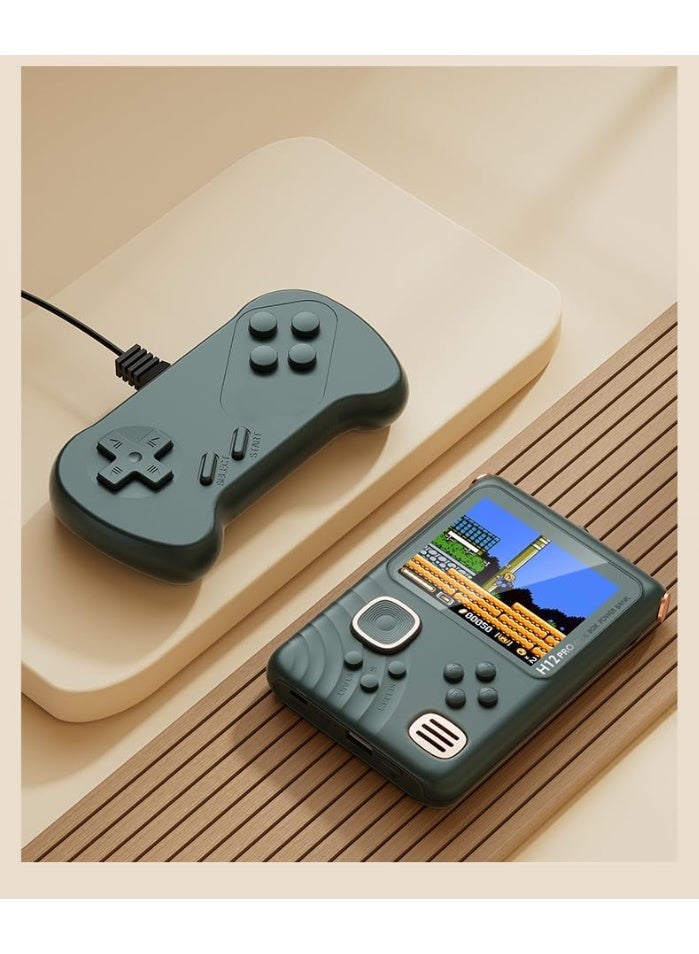 ELTRAZONE Retro Handheld Game Console, 3.5-Inch Screen, 1000+ Classic Games, Dark Green - Image 5