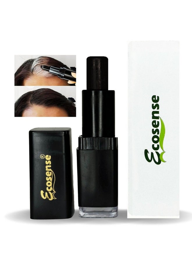 Ecosense - Hair Colour Stick - Black | Temporary Hair Colour Stick | Root Touch Up For Grey Hair | Instant Hair Colour For Grey Hair | Easy-To-Use Hair Colour Stick | Quick & Mess-Free Hair - 4Gm - Image 1