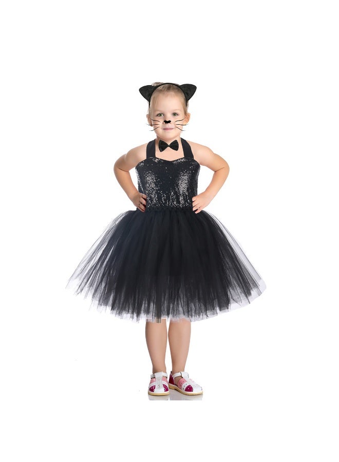 Kids Animal Cosplay Costume Baby Girl Forest Theme  Dress Birthday Jungle Party Outfit - Image 2