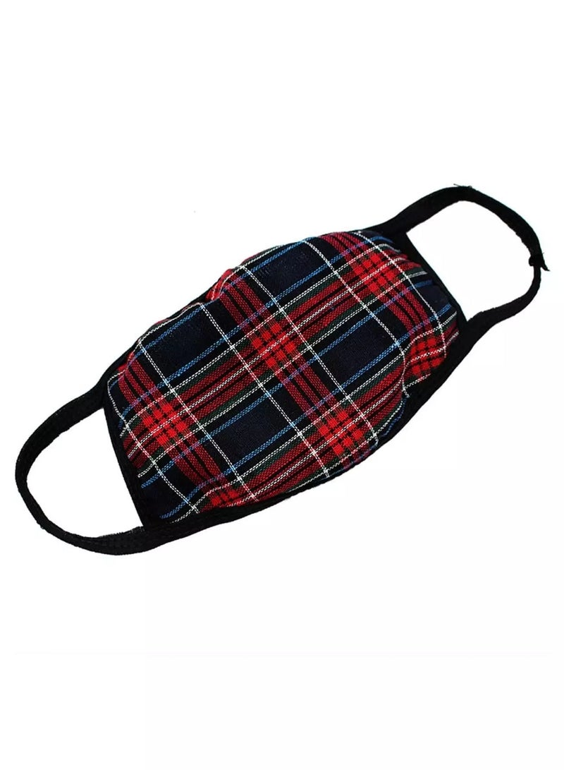 1pc Plaid Pattern Random Face Covering  - Image 3