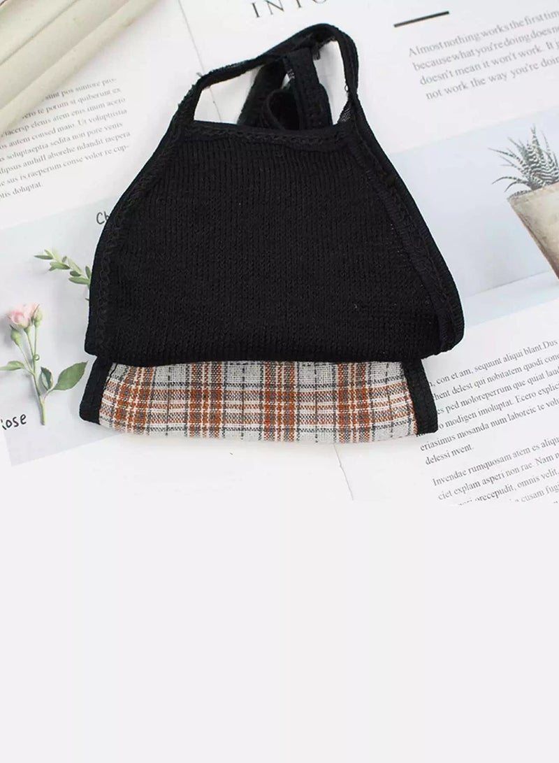 1pc Plaid Pattern Random Face Covering  - Image 2