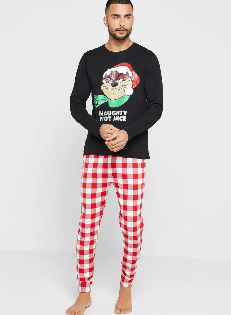 Warner Bros Taz Pyjama Set