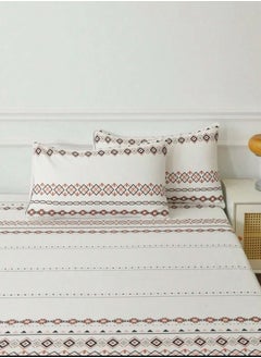 LUNA Home 4 Pieces Bedsheet Set Boho Design.  - Image 5