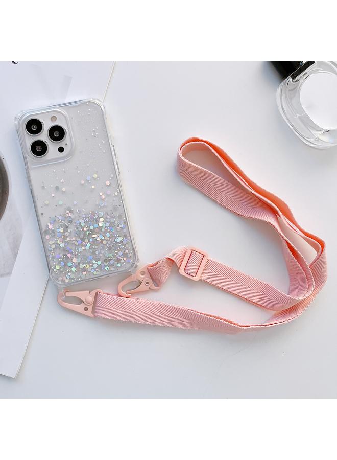 اس-توب جراب لهاتف iPhone 11 Pro Lanyard جراب هاتف شفاف لامع من الإيبوكسي - Image 1