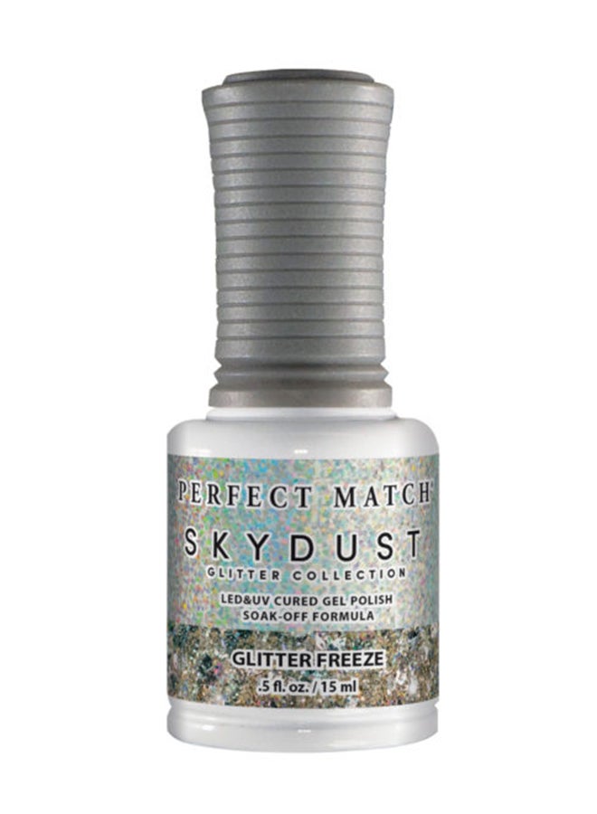 Lechat Gel Nail Polish, Gel Polish Soak Off Led U V Nail Gel Polish Sky Dust Glitter Glitter Freeze Sdms07 - Image 2